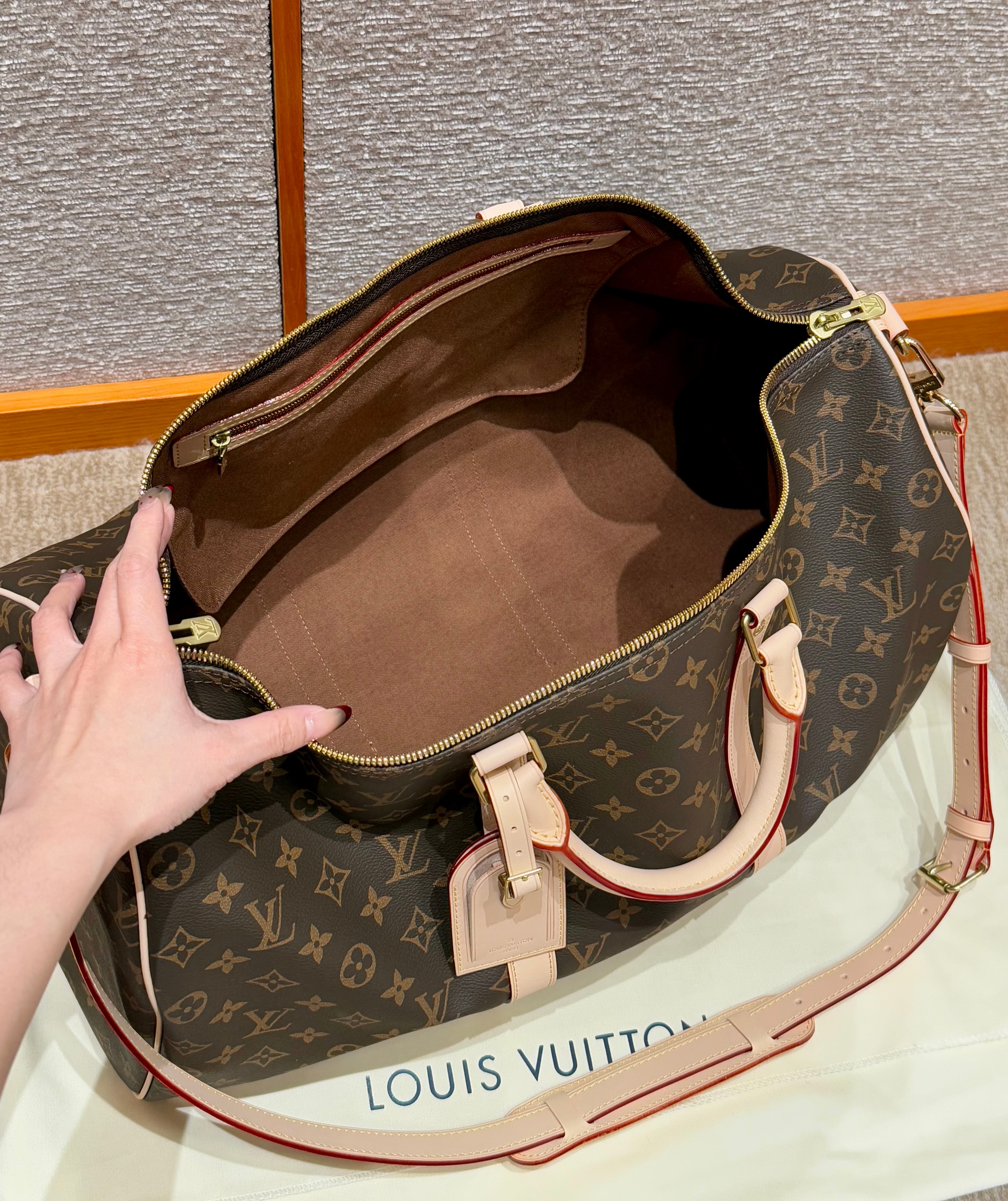 루이비통 키폴 반돌리에르 50 Keepall Bandoulière 50 모노그램 브라운