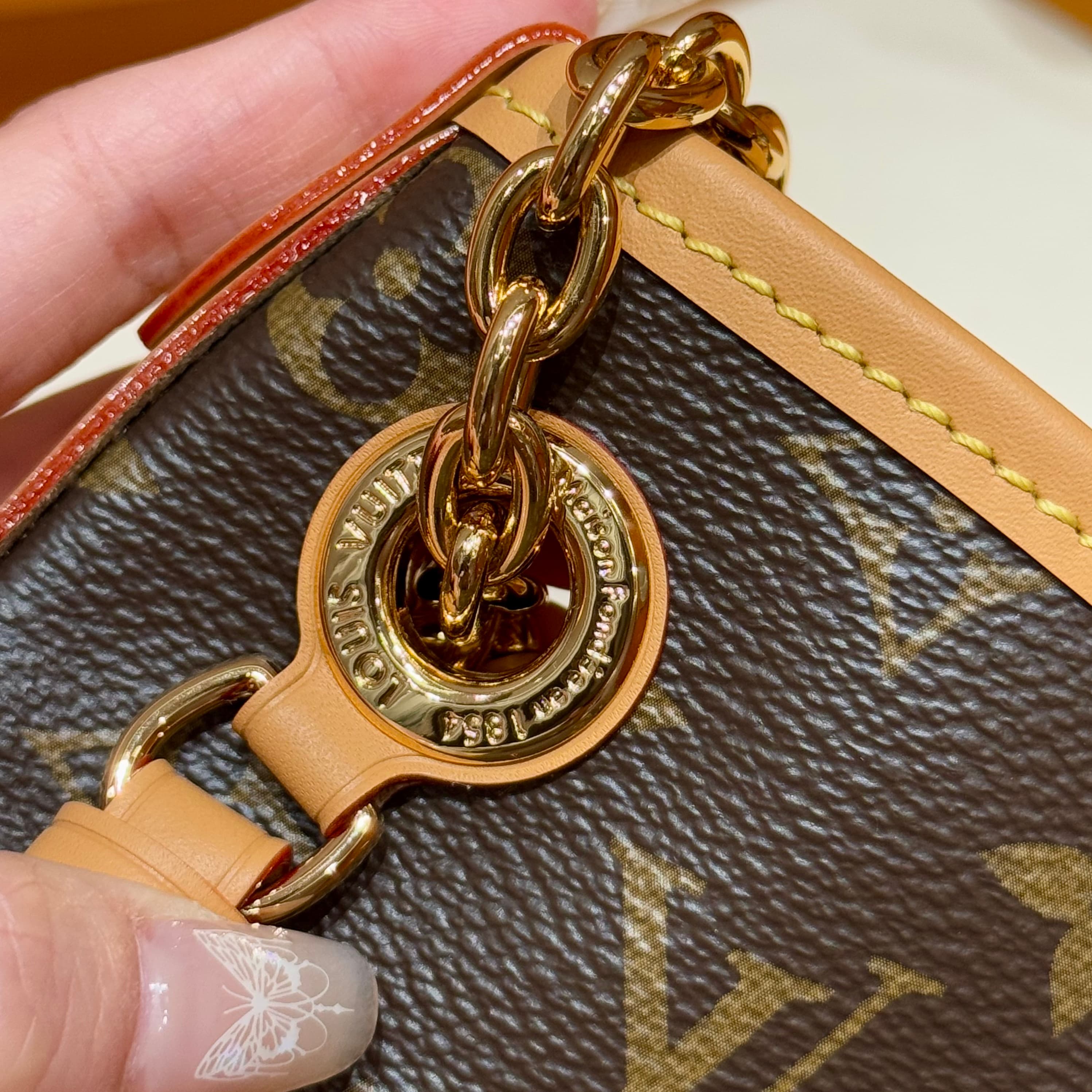 루이비통 캐리올 BB Carryall BB 모노그램 브라운(체인 스트랩)