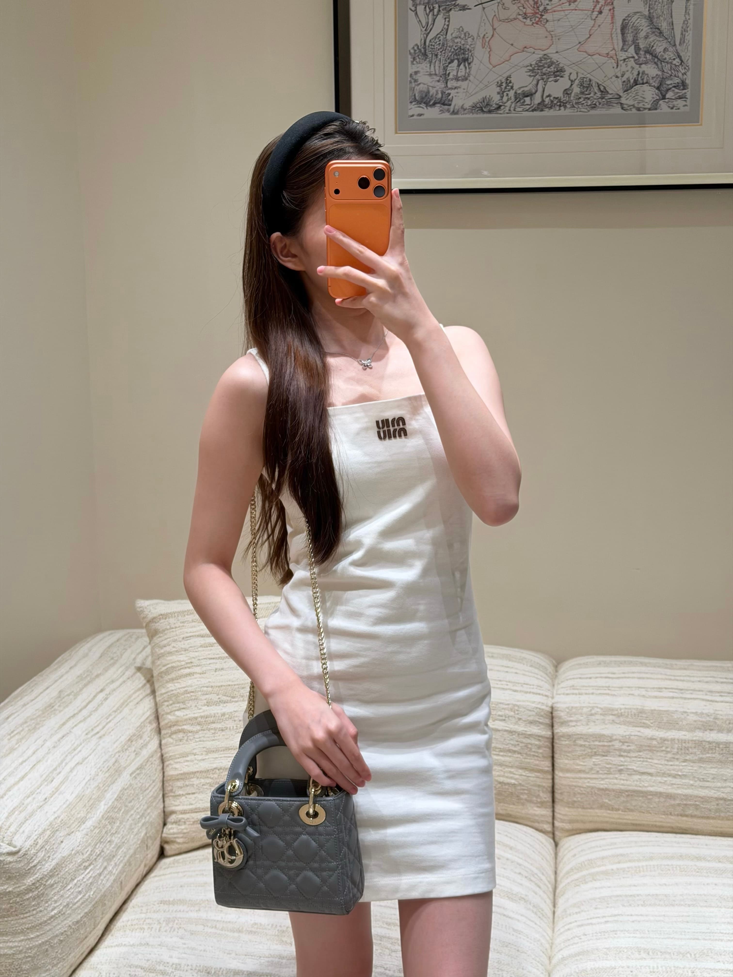 디올 레이디 다이애나 보우 시리즈 그레이