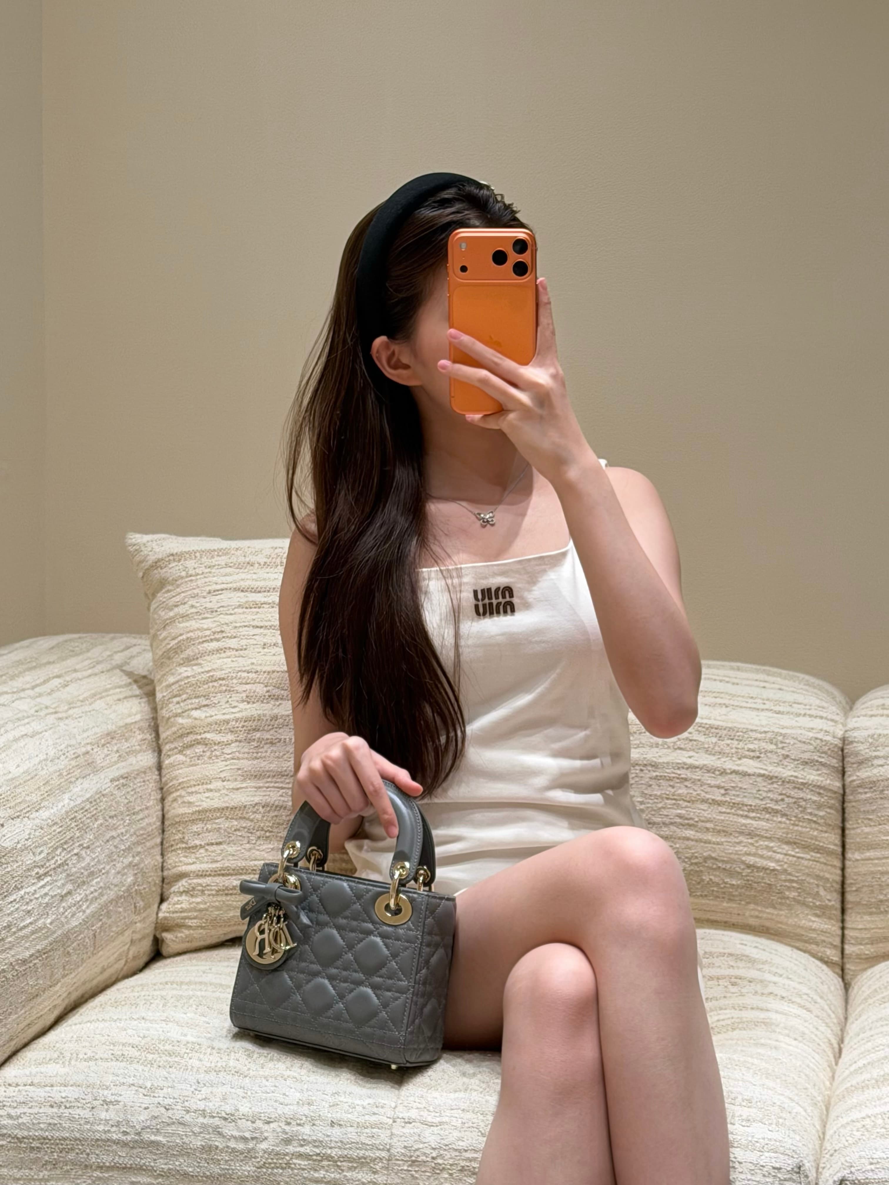 디올 레이디 다이애나 보우 시리즈 그레이