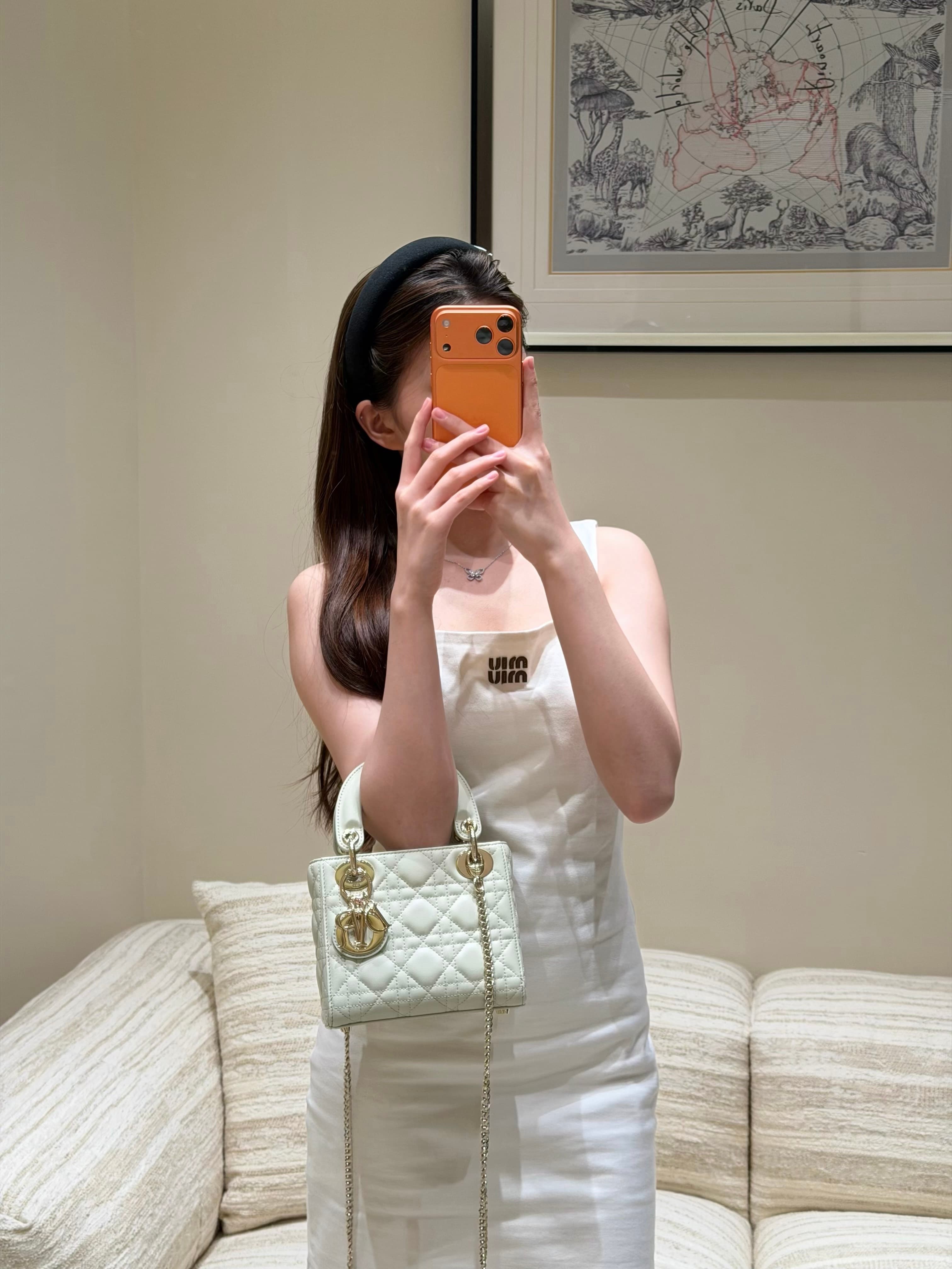 디올 레이디 디 휠 3부작 화이트