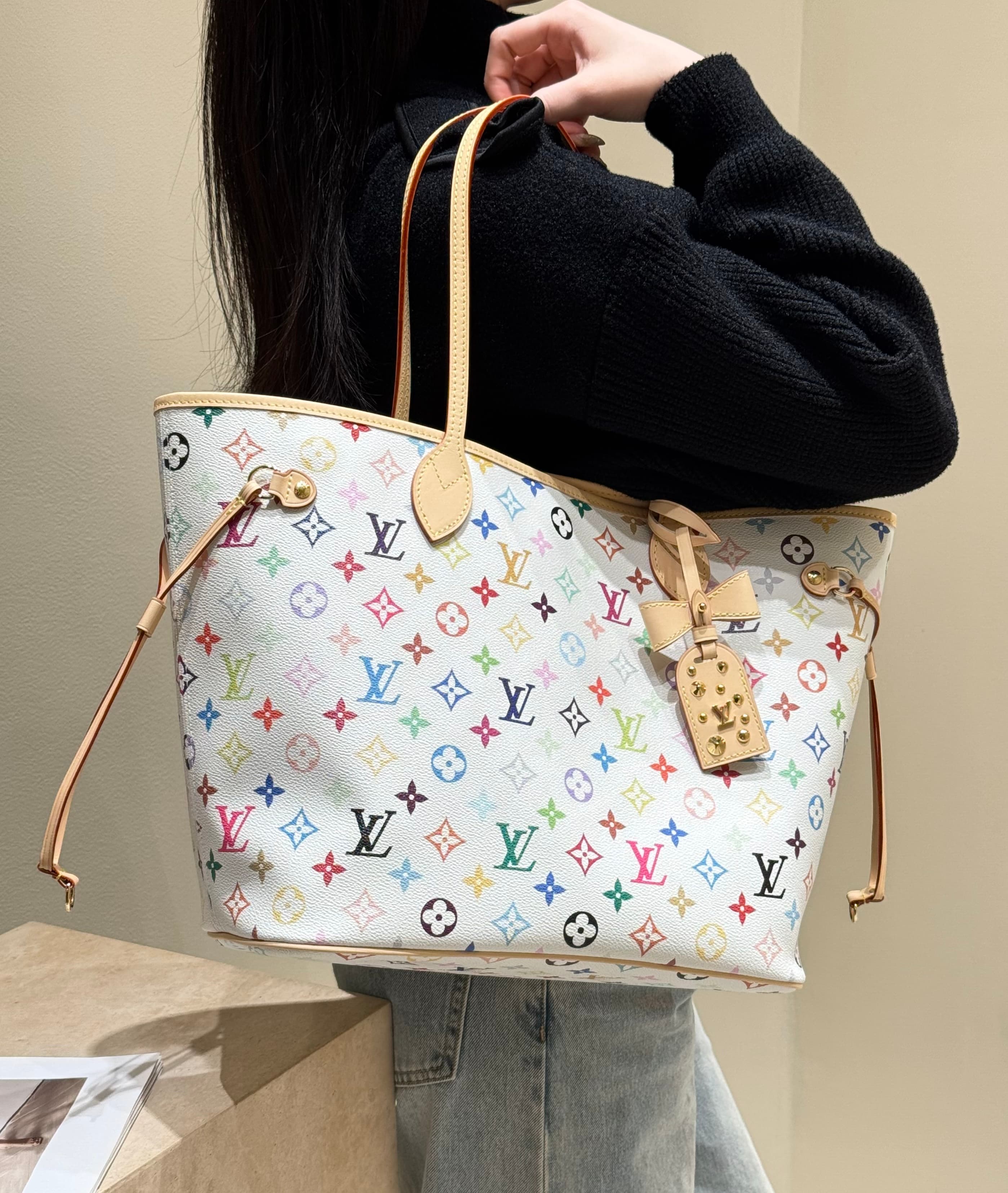 루이비통 x 무라카미 네버풀 MM (멀티)