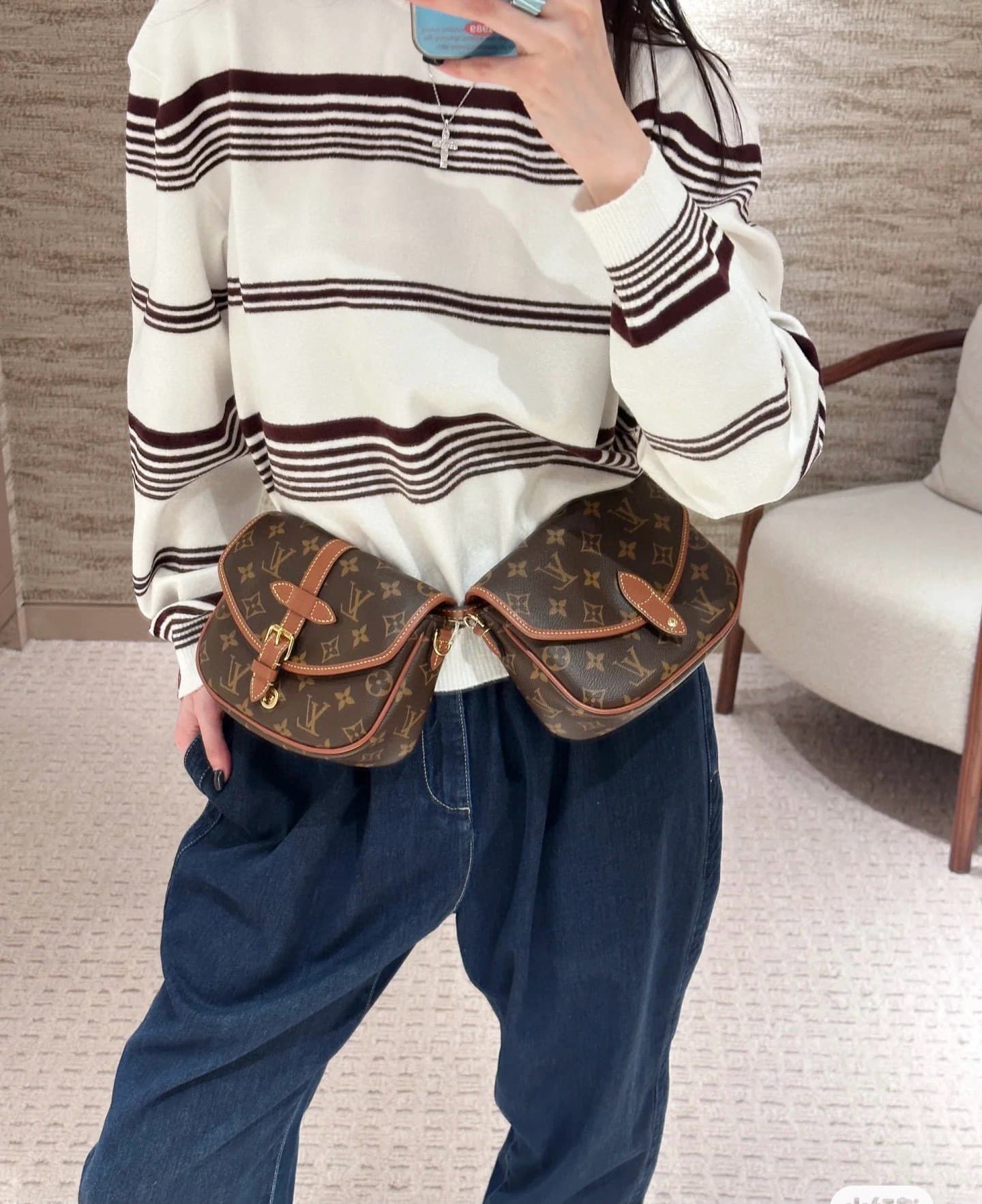 루이비통 다이앤 BB (브라운)