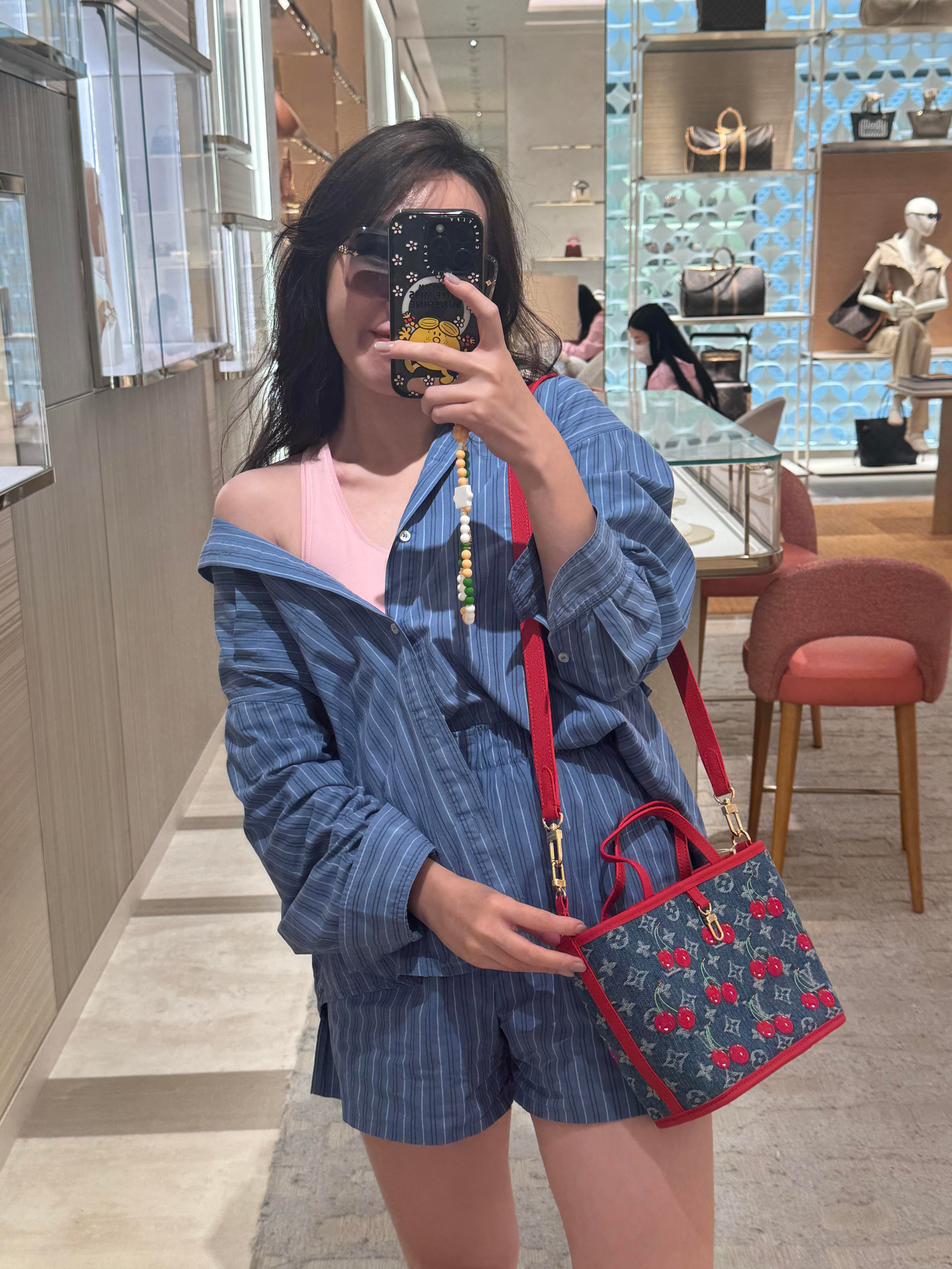 루이비통 x 무라카미 네버풀 BB (데님)