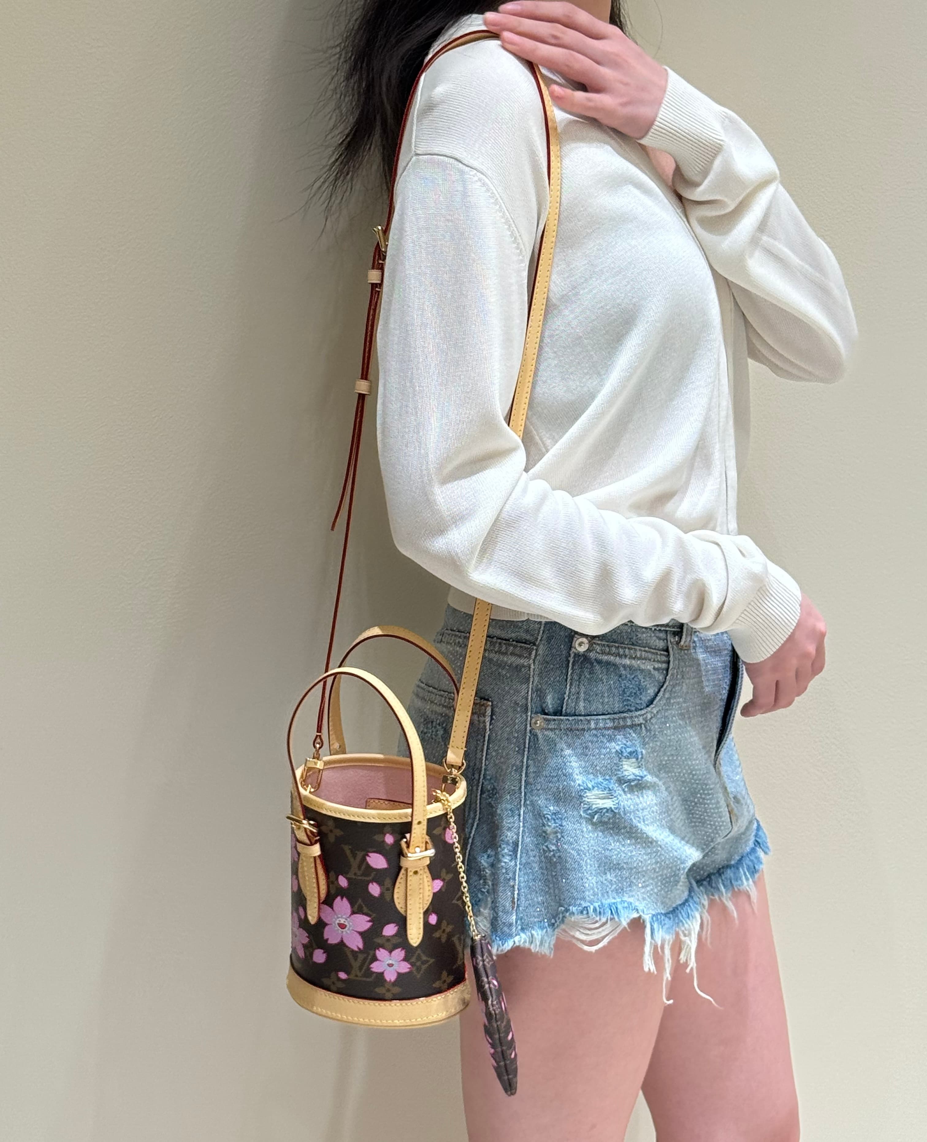 루이비통 x 무라카미 나노 버킷 (브라운)