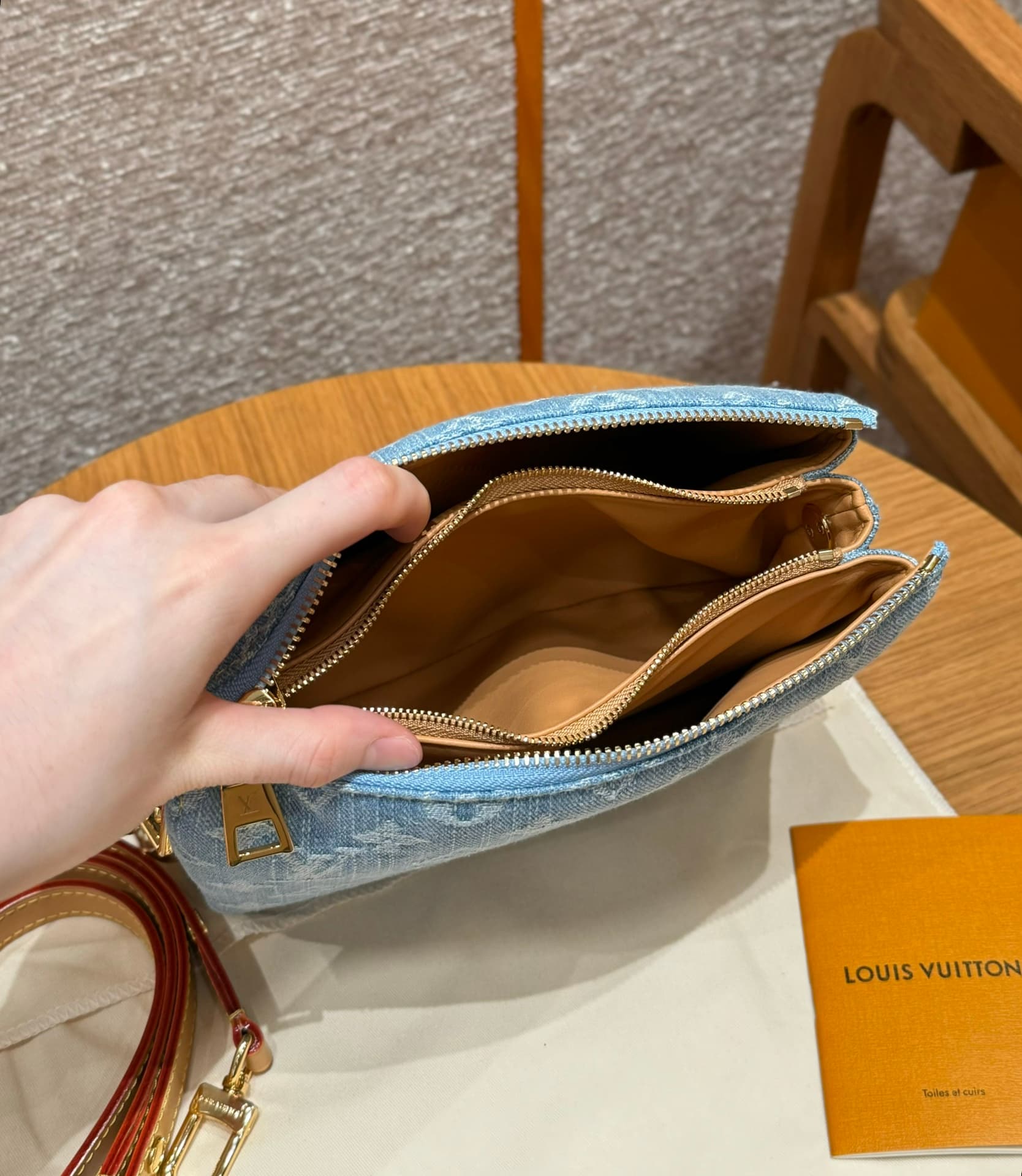 루이비통 쿠쟁 BB (데님)
