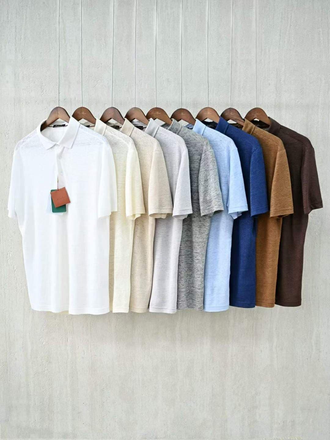 로로피아나 경량 린넨 폴로 셔츠