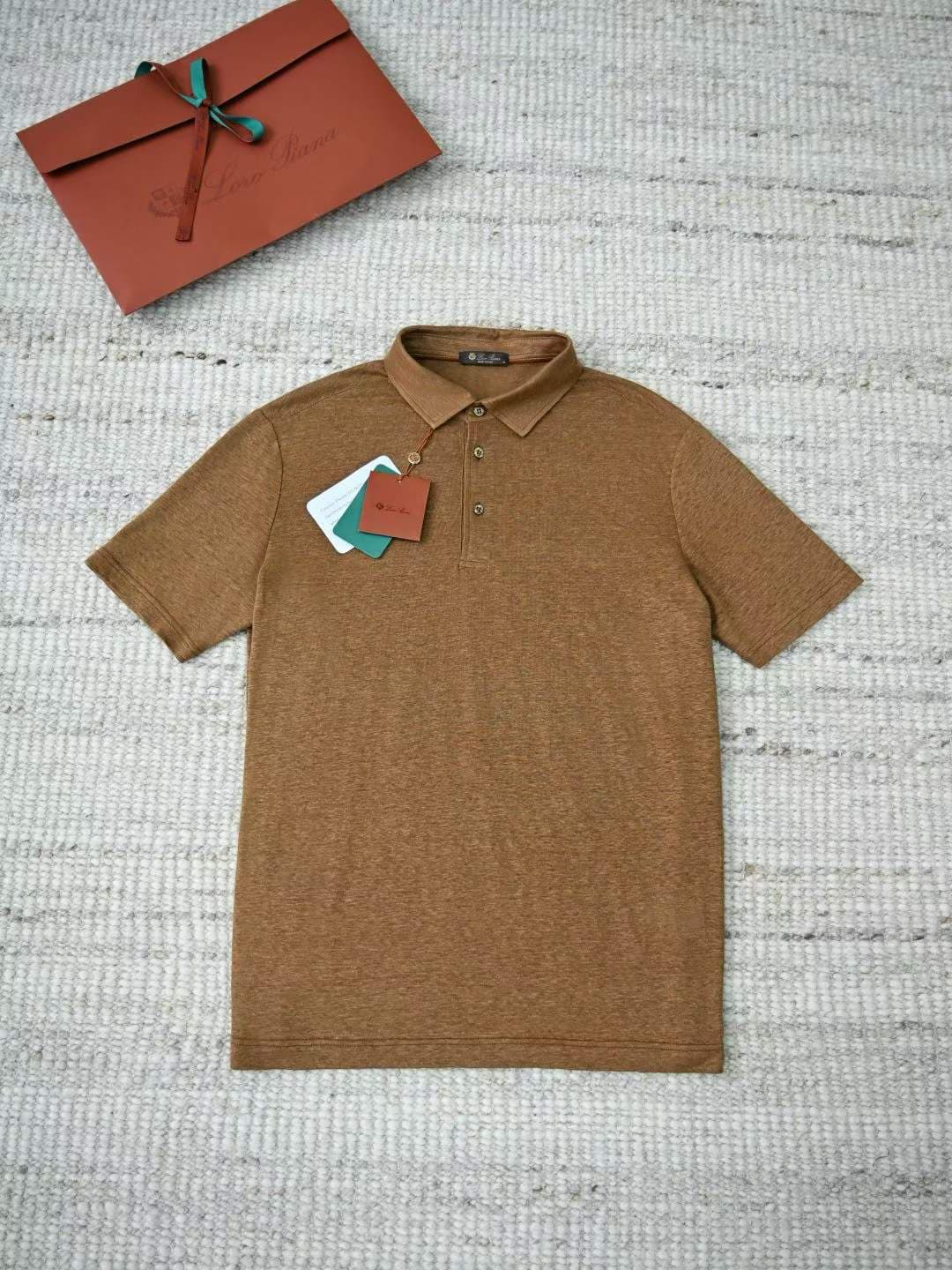 로로피아나 경량 린넨 폴로 셔츠
