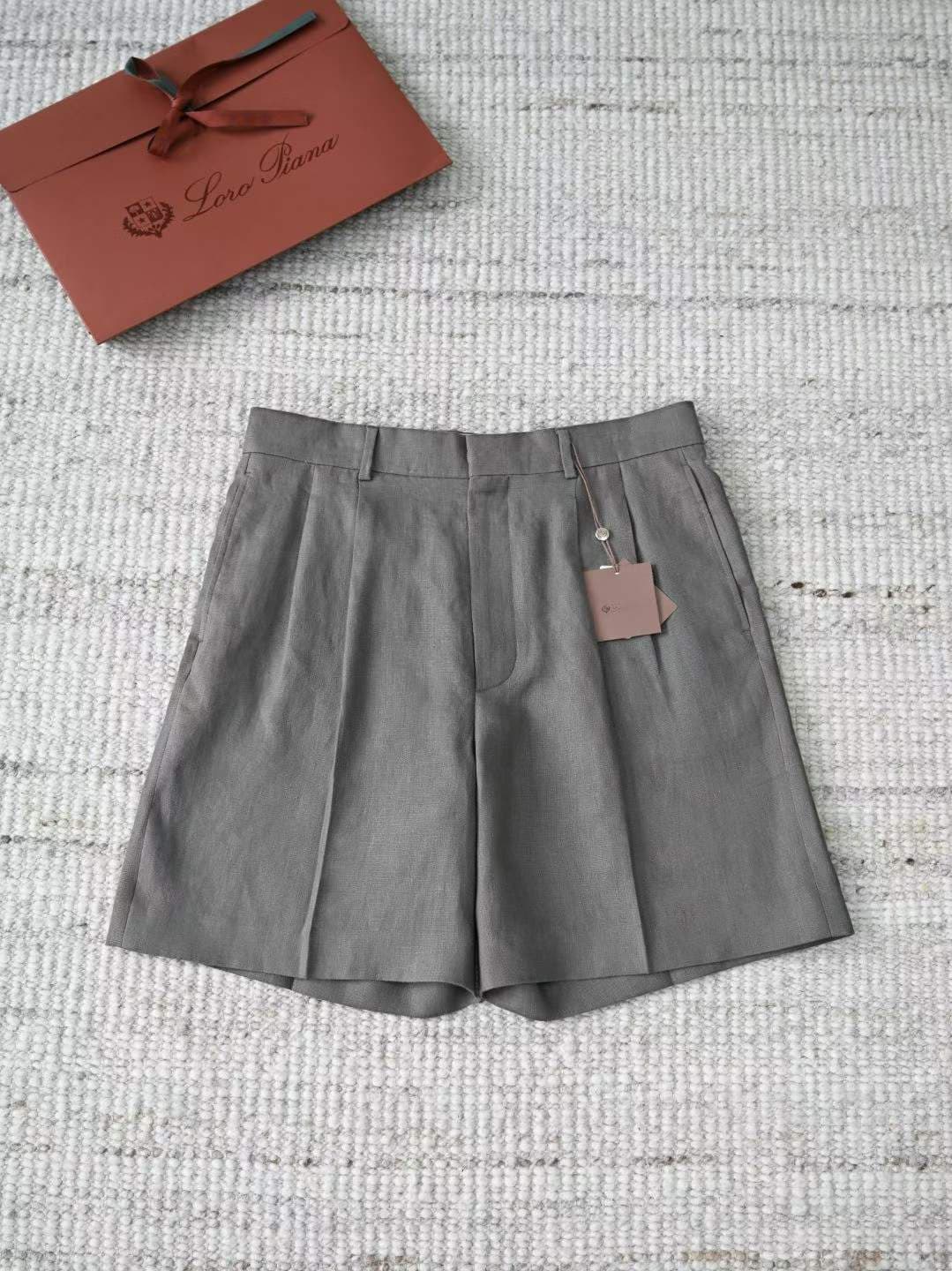 로로피아나 린넨 하이웨이스트 숏팬츠
