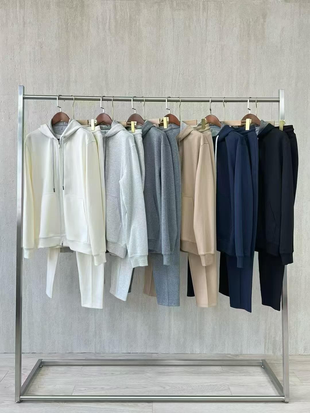 브루넬로 쿠치넬리 캐시미어 혼방 트레이닝복 상의 + 하의 세트