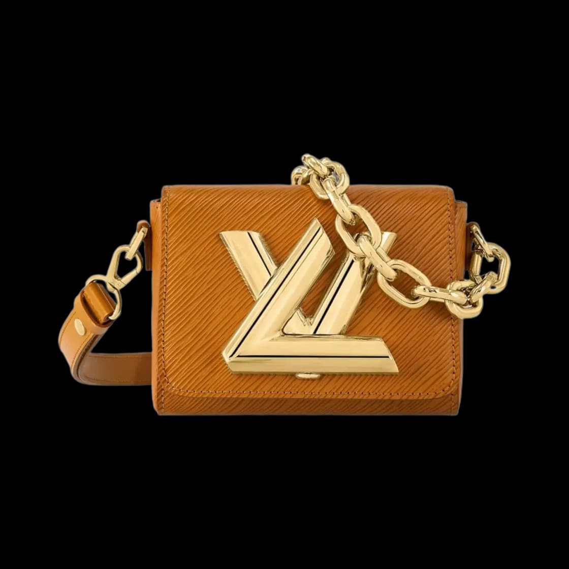 트위스트 락 XL 골드 미엘 브라운